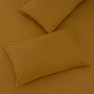 Stonewash Ginger Cotton Sheets
