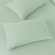 Load image into Gallery viewer, Stonewash Seafoam Cotton Sheets
