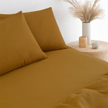Load image into Gallery viewer, Stonewash Ginger Cotton Sheets
