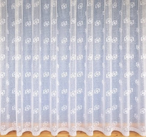 3892 White Net Curtain