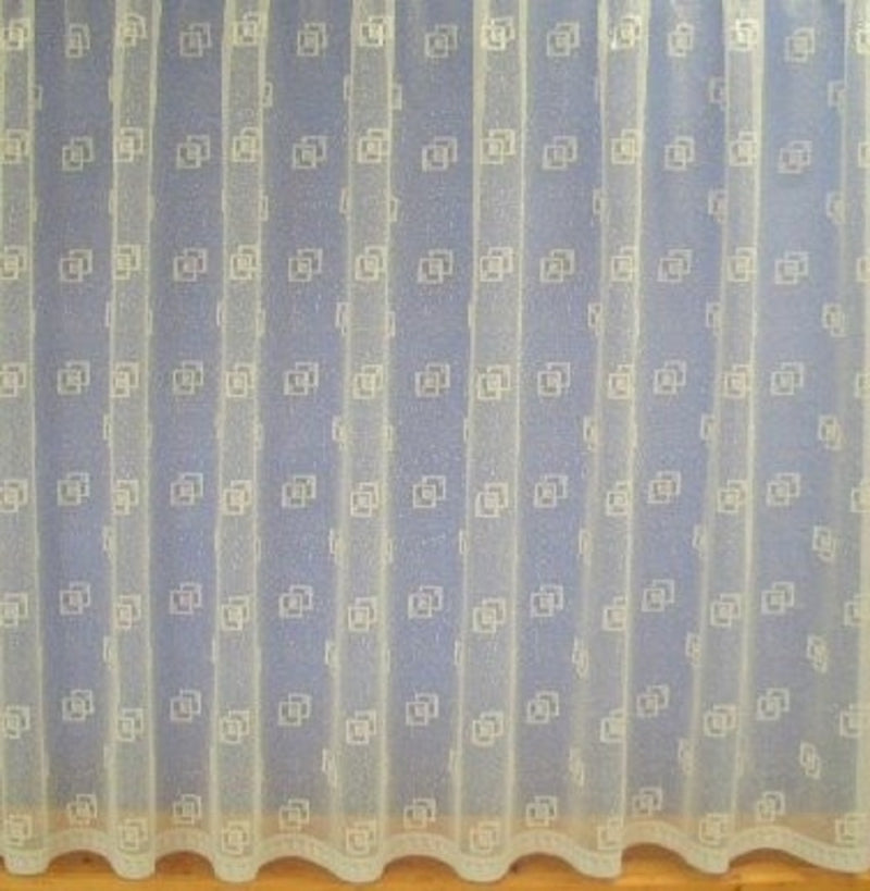 3893 Cream Net Curtain