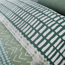 Load image into Gallery viewer, Larsson Geo Green Duvet Set

