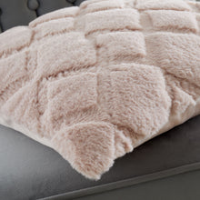 Load image into Gallery viewer, Cosy Diamond Filled Cushion - Blush
