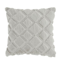 Load image into Gallery viewer, Cosy Diamond Filled Cushion - Silver
