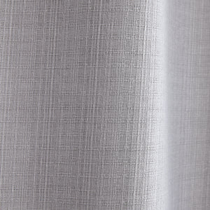 Textured Blackout Silver Eyelet Curtains