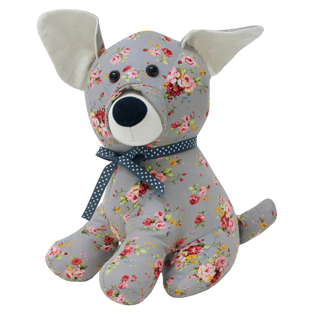 Floral Dog Door Stop