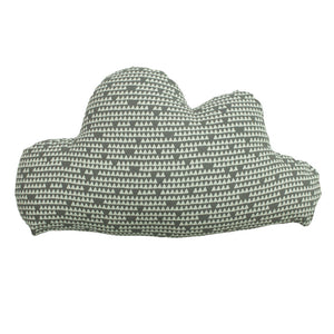 Printed Cloud Grey Filled Cushion