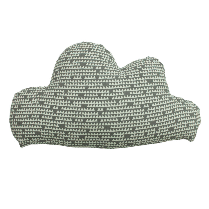 Printed Cloud Grey Filled Cushion