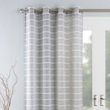 Load image into Gallery viewer, Antigua Grey Eyelet Voile Panel
