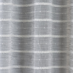 Antigua Grey Eyelet Voile Panel