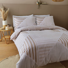 Load image into Gallery viewer, Blok Geo Natural Duvet Set
