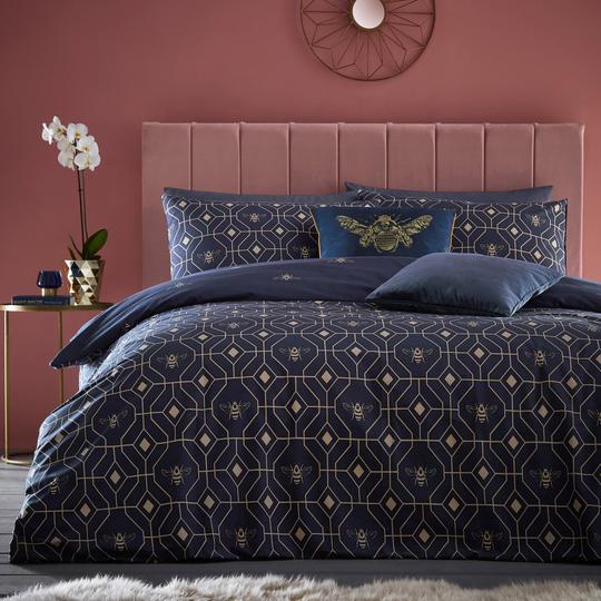 Navy duvet cover king top