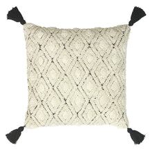 Load image into Gallery viewer, Berbera Geometric Natural/Black Cushion Cover
