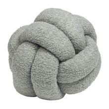 Load image into Gallery viewer, Boucle Knot Cushion - Silver

