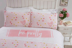 *Be Pretty Blush Pink Duvet Set (DOUBLE)