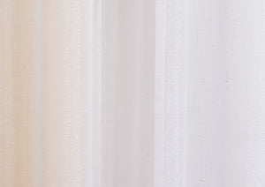 Casablanca White Slot Top Voile Panel