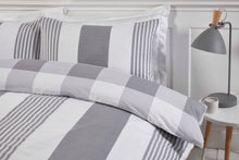 Load image into Gallery viewer, Chambray Grey Eco Friendly Duvet Set
