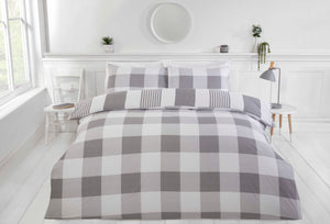 Chambray Grey Eco Friendly Duvet Set