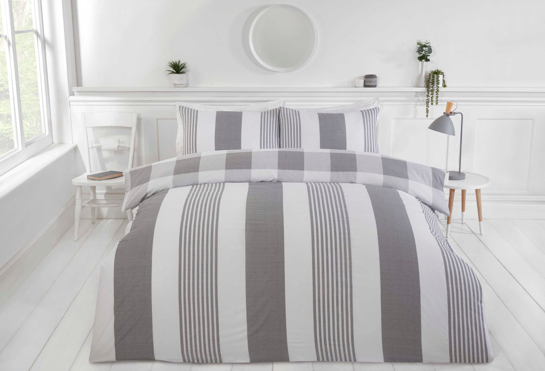 Chambray Grey Eco Friendly Duvet Set