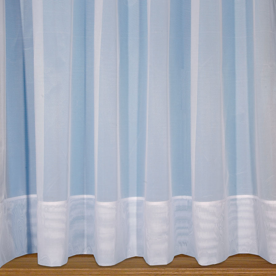 355 White Net Curtain