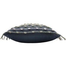 Load image into Gallery viewer, Dhadit Stripe Charcoal/Natural Cushion Cover
