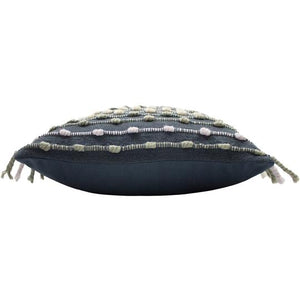 Dhadit Stripe Charcoal/Natural Cushion Cover