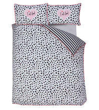 Load image into Gallery viewer, Dalmatian Black/White Duvet Set

