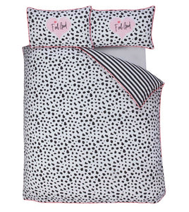 Dalmatian Black/White Duvet Set