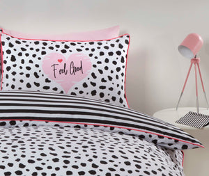 Dalmatian Black/White Duvet Set