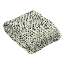 Load image into Gallery viewer, Elina Black Knitted Throw
