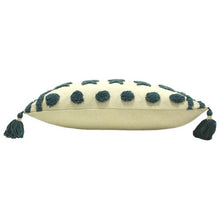 Load image into Gallery viewer, Esme Teal Bolster Cushion Cover
