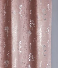 Load image into Gallery viewer, Fleur Blush Eyelet Curtains
