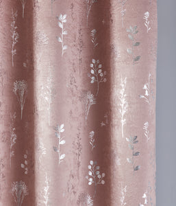 Fleur Blush Eyelet Curtains