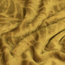 Load image into Gallery viewer, Folio Botanical Fleece Throw - Mustard
