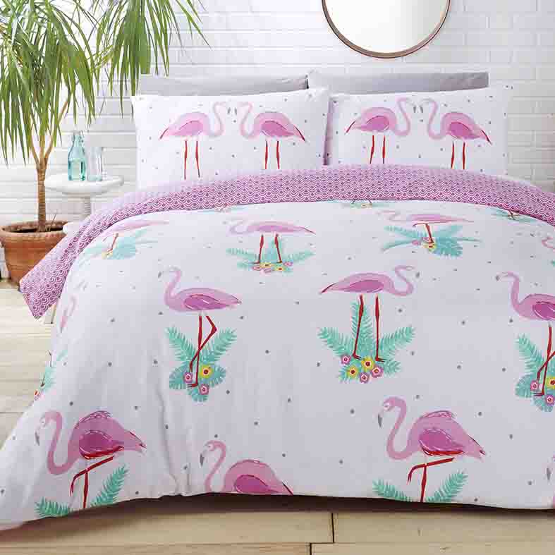 Flamingo King Duvet Set