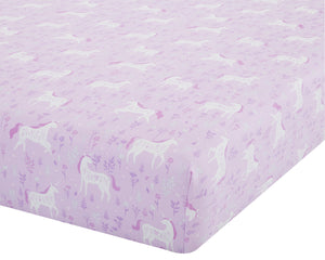 Folk Unicorn Fitted Sheet All Bits Home
