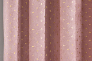 Gemini Blush Tape Top Curtains