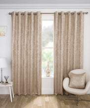 Load image into Gallery viewer, Halo Natural Eyelet Curtains
