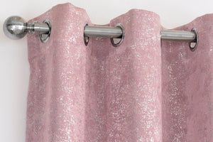 Halo Pink Eyelet Curtains