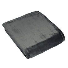 Load image into Gallery viewer, Harlow Fleece Throw - Charcoal
