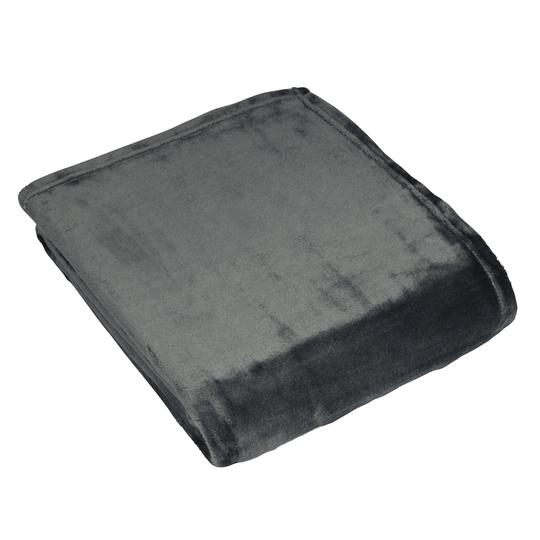 Harlow Fleece Throw - Charcoal