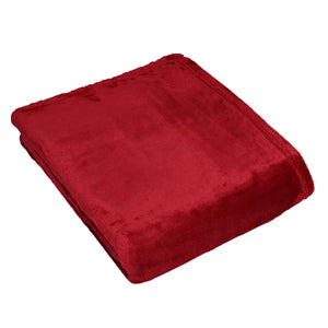 Harlow Fleece Throw - Red