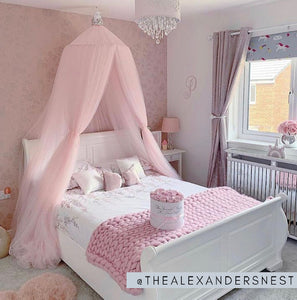 Halo Pink Eyelet Curtains