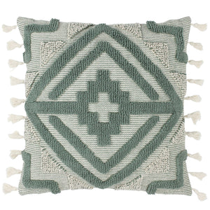 Kalai Eucalyptus Tuft Tasselled Cushion Cover