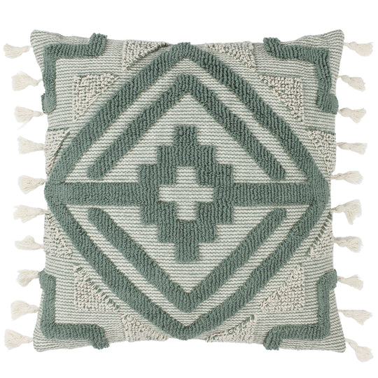 Kalai Eucalyptus Tuft Tasselled Cushion Cover