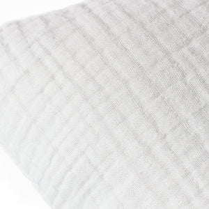 Lark White Cushion Cover