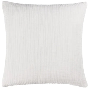 Lark White Cushion Cover