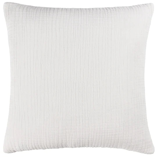 Lark White Cushion Cover