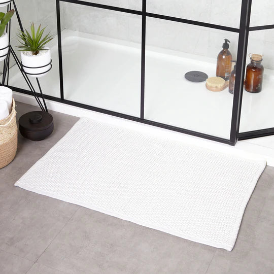 Loft Bath Mat - White