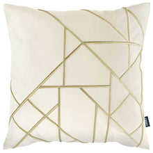 Load image into Gallery viewer, Linear Cream Cushion Cover
